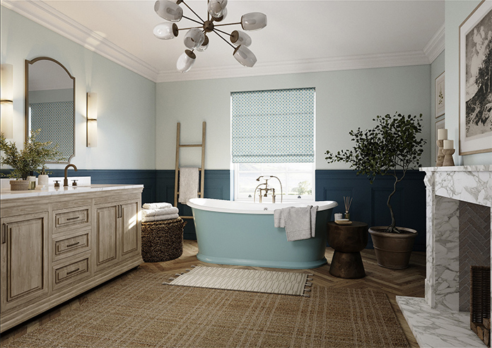 Zap, Azure - Roman Blind - Image 7